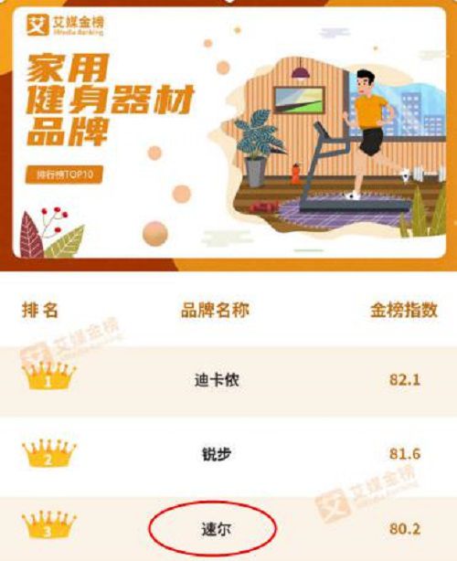 bsports必一体育《家用健身器材品牌排行榜TOP10》SOLE速尔跻身榜单前(图2)